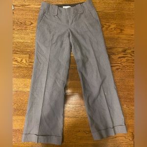 Banana Republic pin striped wide leg pants